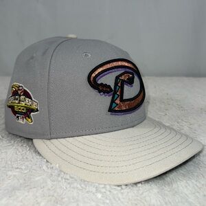 New Era 59Fifty Arizona Diamondbacks 2-Tone Hat 2001 World Series Side Patch